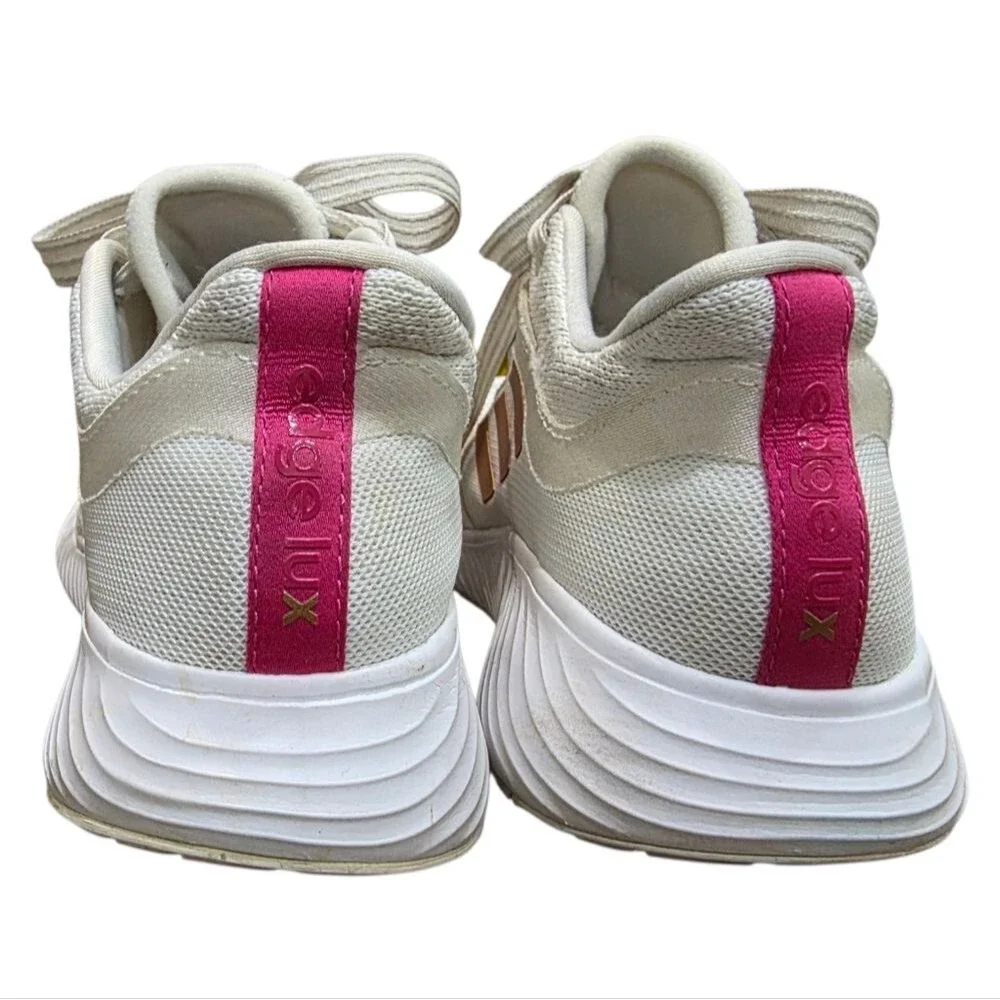 Adidas Women’s Running Sneakers  White & Rose Gold  Size 5.5
